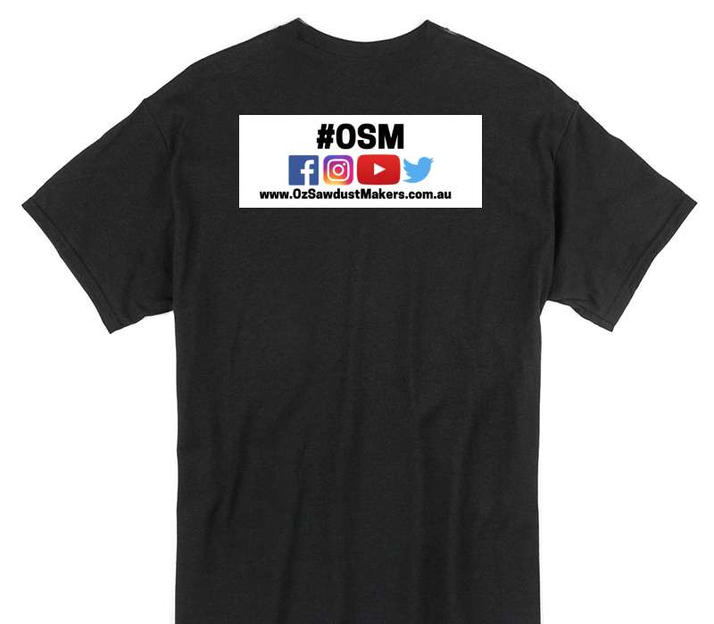 Custom Gildan 100% Cotton Black T-Shirt