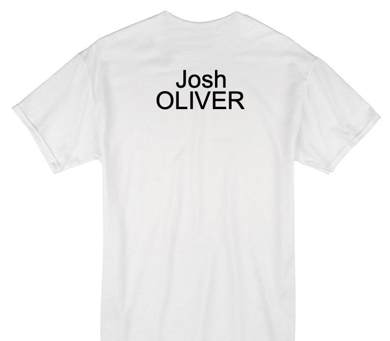 Custom Gildan 100% Cotton White T-Shirt