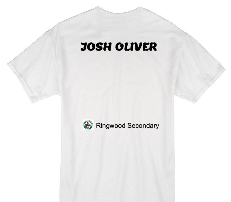 Custom Gildan 100% Cotton White T-Shirt