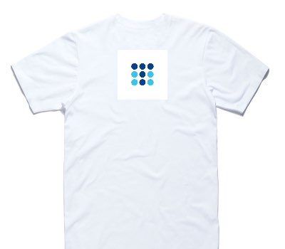 Custom AS Colour 100% Cotton White T-Shirt