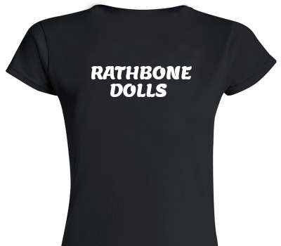 Custom Womens Soft Style 100% Cotton Black T-Shirt