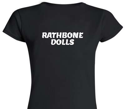 Custom Womens Soft Style 100% Cotton Black T-Shirt