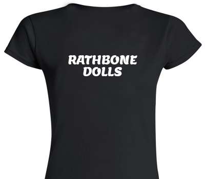 Custom Womens Soft Style 100% Cotton Black T-Shirt
