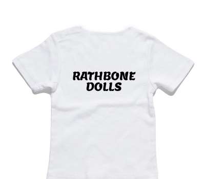 Custom AS Colour White Baby T-Shirt