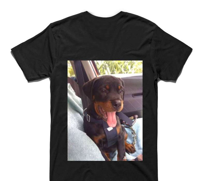 Custom AS Colour 100% Cotton Black T-Shirt