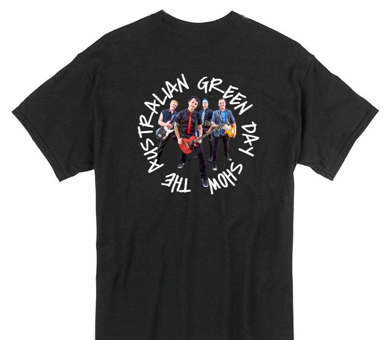Custom Gildan 100% Cotton Black T-Shirt