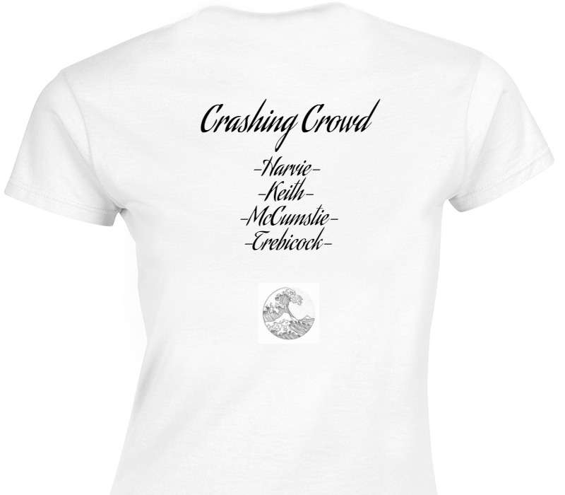 Custom Womens Soft Style 100% Cotton White T-Shirt