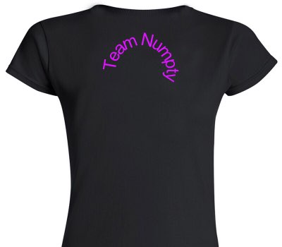 Custom Womens Soft Style 100% Cotton Black T-Shirt