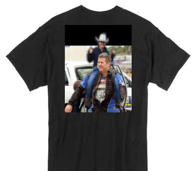 Custom Gildan 100% Cotton Black T-Shirt