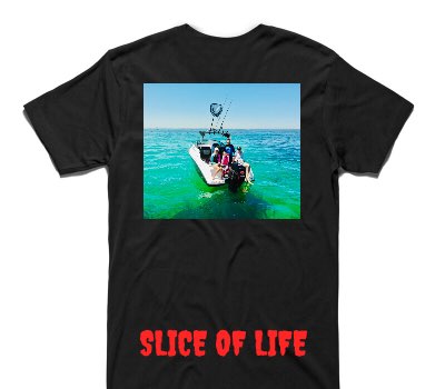 Custom AS Colour 100% Cotton Black T-Shirt