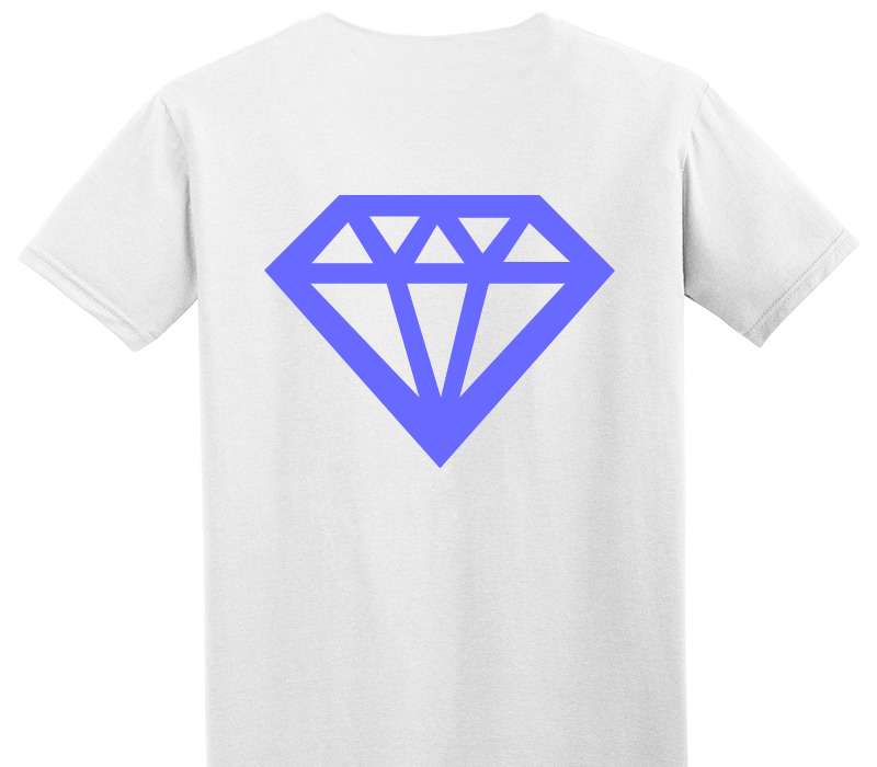 Custom Adult Soft Style 100% Cotton White T-Shirt