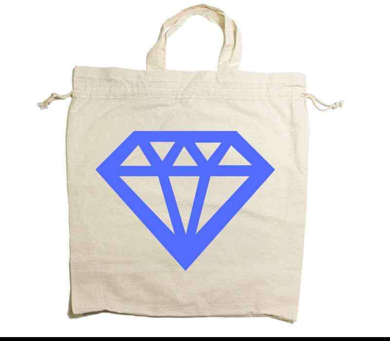 Custom Drawstring Tote Bag Cotton Calico