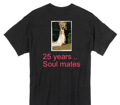 Custom Gildan 100% Cotton Black T-Shirt