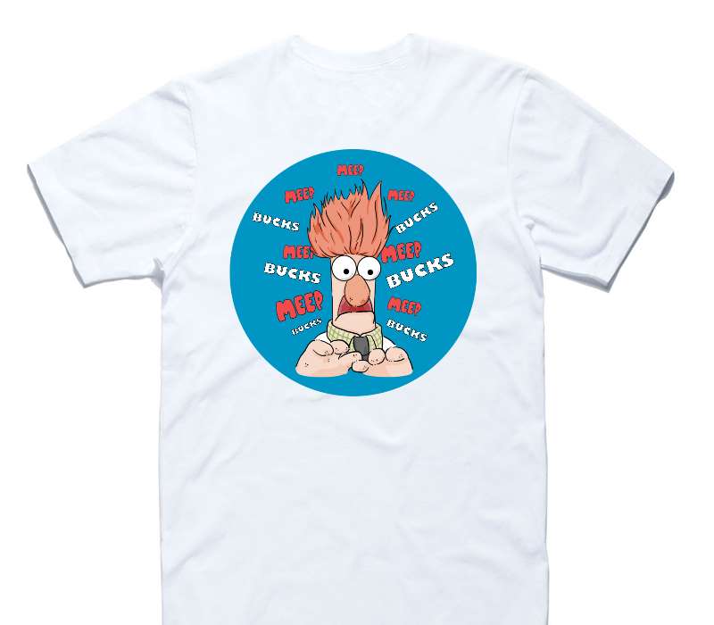 Custom AS Colour 100% Cotton White T-Shirt