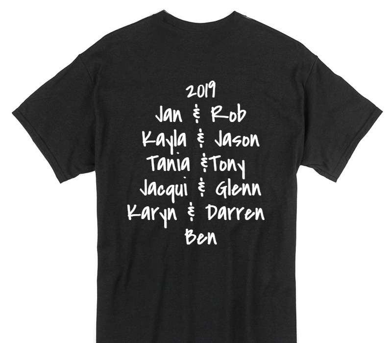 Custom Gildan 100% Cotton Black T-Shirt