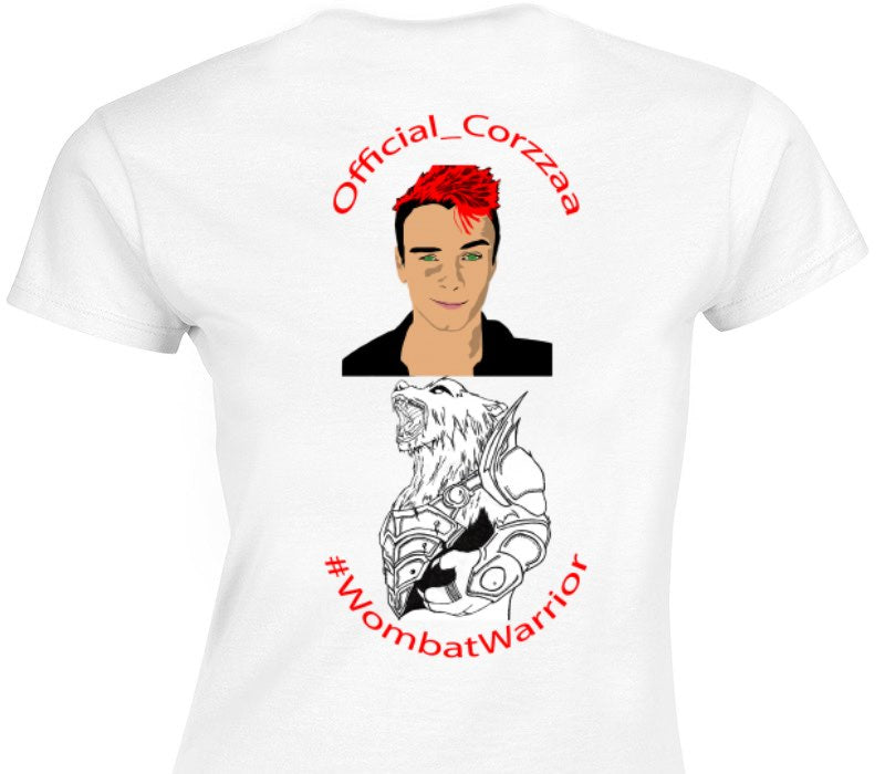 Custom Womens Soft Style 100% Cotton White T-Shirt