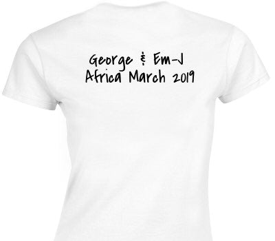 Custom Womens Soft Style 100% Cotton White T-Shirt