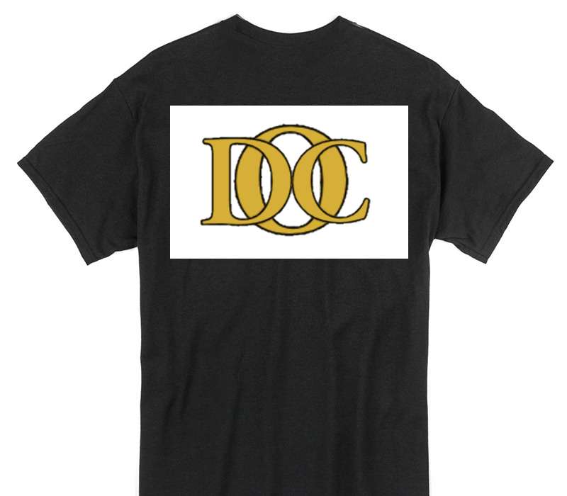 Custom Gildan 100% Cotton Black T-Shirt