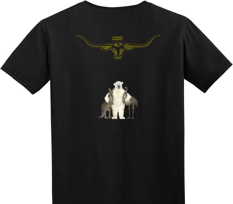 Custom Adult Soft Style 100% Cotton Black T-Shirt