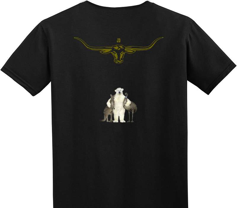 Custom Adult Soft Style 100% Cotton Black T-Shirt