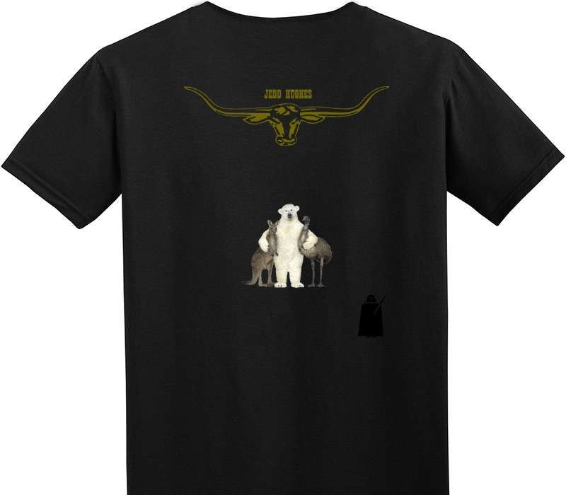 Custom Adult Soft Style 100% Cotton Black T-Shirt