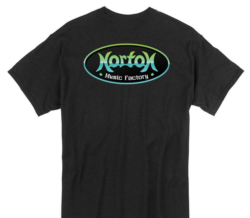 Custom Gildan 100% Cotton Black T-Shirt