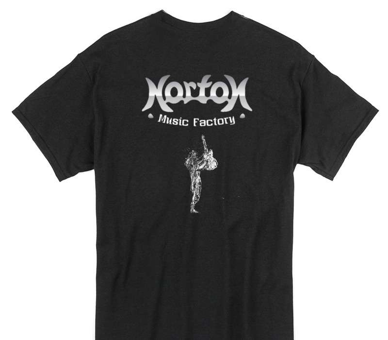 Custom Gildan 100% Cotton Black T-Shirt