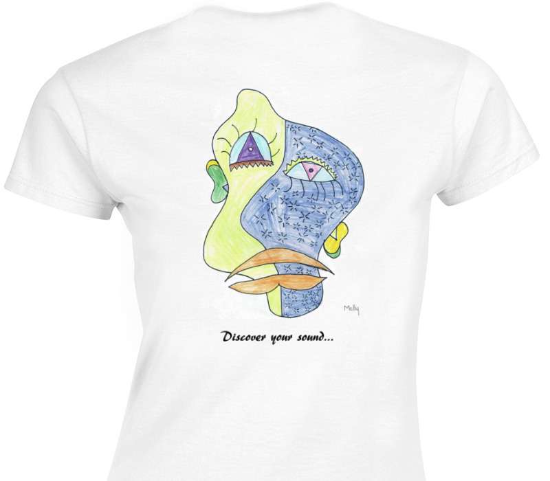 Custom Womens Soft Style 100% Cotton White T-Shirt