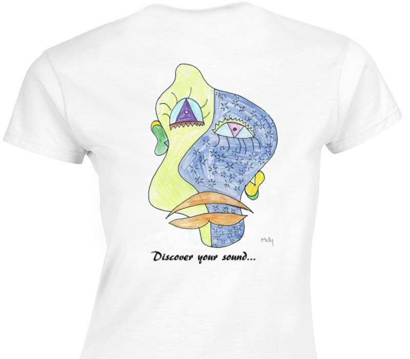 Custom Womens Soft Style 100% Cotton White T-Shirt