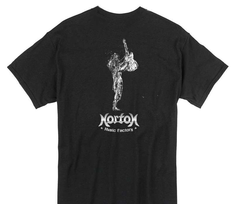 Custom Gildan 100% Cotton Black T-Shirt