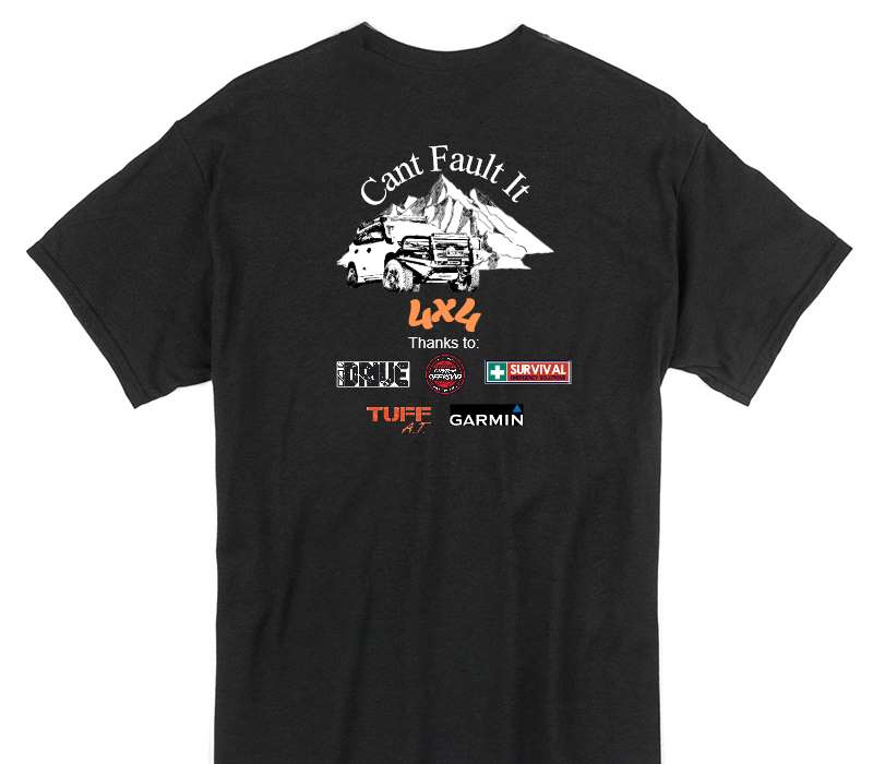 Custom Gildan 100% Cotton Black T-Shirt