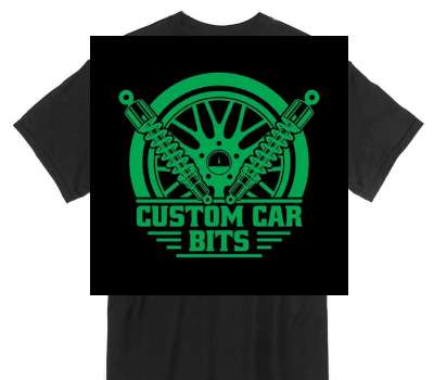 Custom Gildan 100% Cotton Black T-Shirt