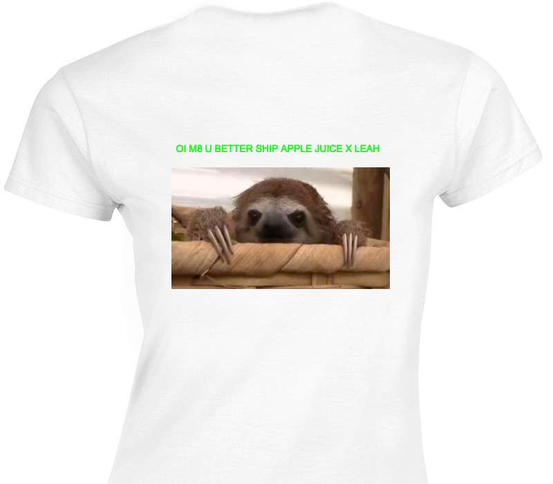 Custom Womens Soft Style 100% Cotton White T-Shirt