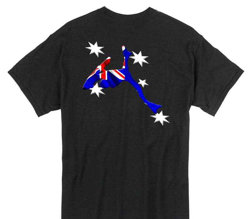 Custom Gildan 100% Cotton Black T-Shirt