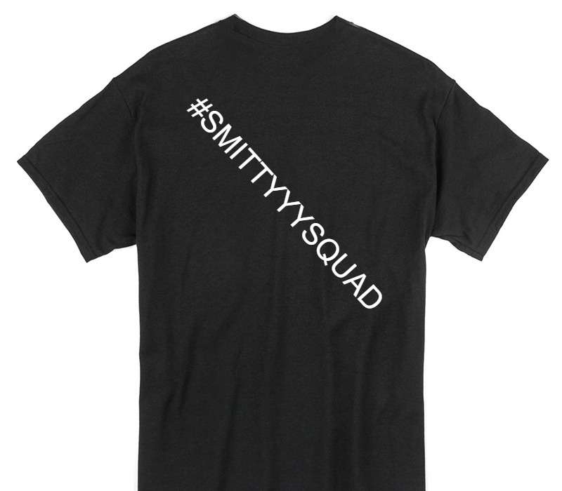 Custom Gildan 100% Cotton Black T-Shirt