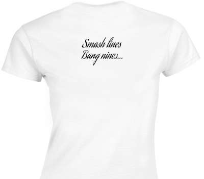 Custom Womens Soft Style 100% Cotton White T-Shirt