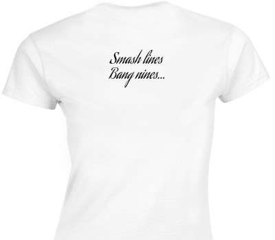 Custom Womens Soft Style 100% Cotton White T-Shirt