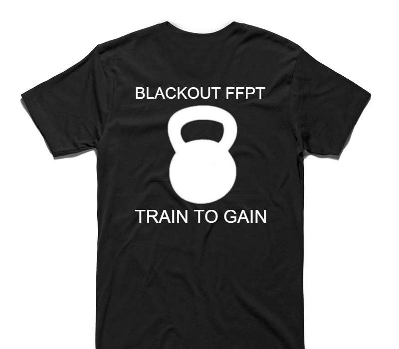 Custom AS Colour 100% Cotton Black T-Shirt