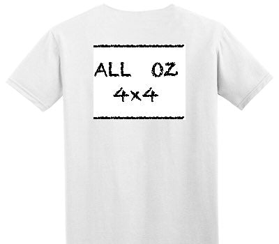 Custom Adult Soft Style 100% Cotton White T-Shirt