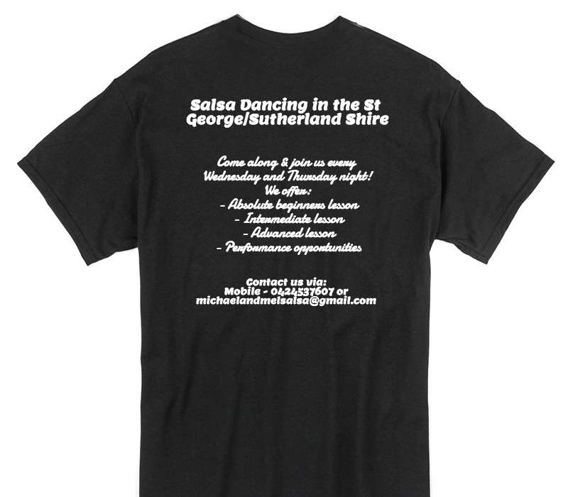 Custom Gildan 100% Cotton Black T-Shirt