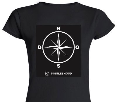 Custom Womens Soft Style 100% Cotton Black T-Shirt
