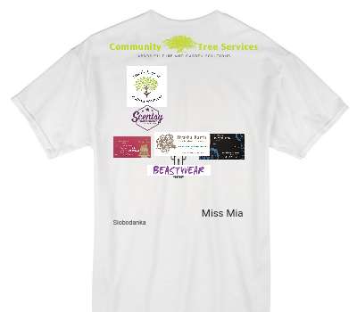 Custom Gildan 100% Cotton White T-Shirt