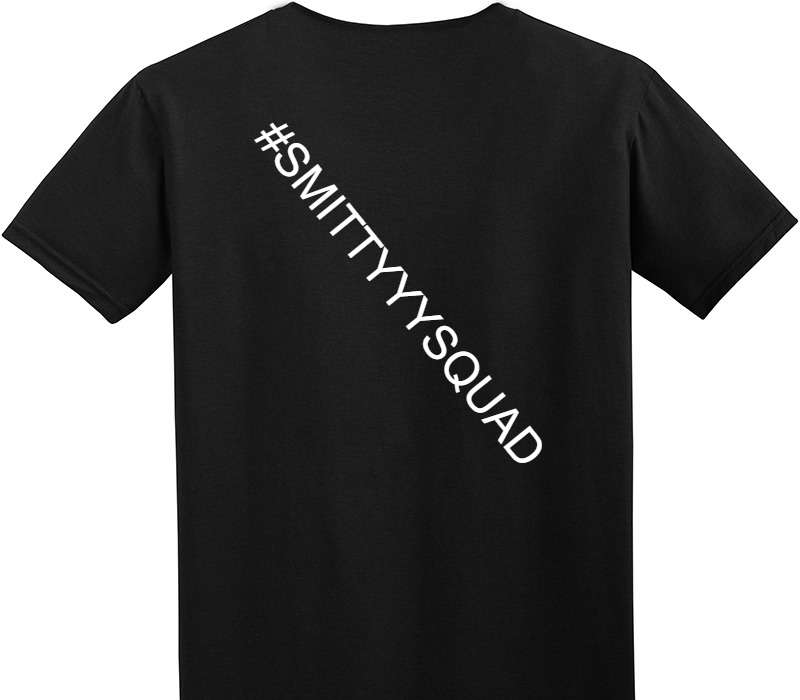 Custom Adult Soft Style 100% Cotton Black T-Shirt