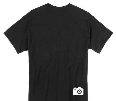 Custom Gildan 100% Cotton Black T-Shirt