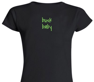 Custom Womens Soft Style 100% Cotton Black T-Shirt