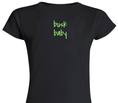 Custom Womens Soft Style 100% Cotton Black T-Shirt