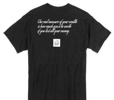 Custom Gildan 100% Cotton Black T-Shirt
