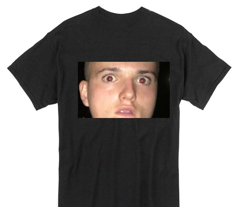 Custom Gildan 100% Cotton Black T-Shirt
