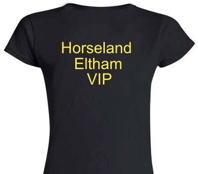 Custom Womens Soft Style 100% Cotton Black T-Shirt