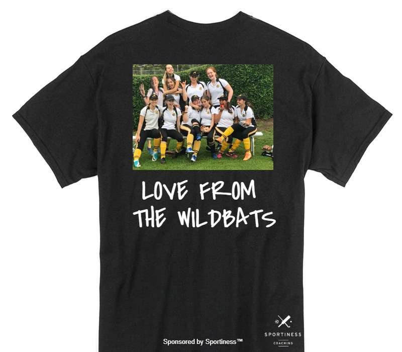 Custom Gildan 100% Cotton Black T-Shirt